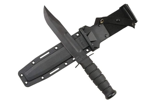 Best Tactical Knives Ka-Bar Full-Size Fixed 7.0 in Blade Kraton Handle Knife
