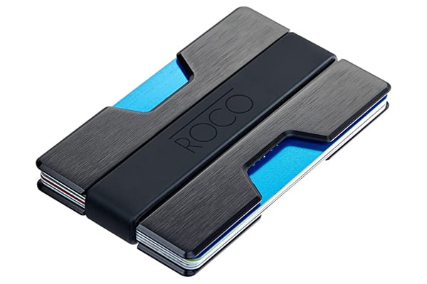 best tactical wallet ROCO MINIMALIST Aluminum Slim Wallet RFID BLOCKING Money Clip