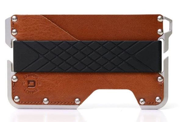 best tactical wallet Dango D01 Dapper EDC Wallet - Made in USA - Genuine Leather, CNC Alum, RFID Blocking