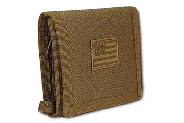 best tactical wallet USA US American Flag Tactical Patriotic Military Trifold Wallet Money Holder