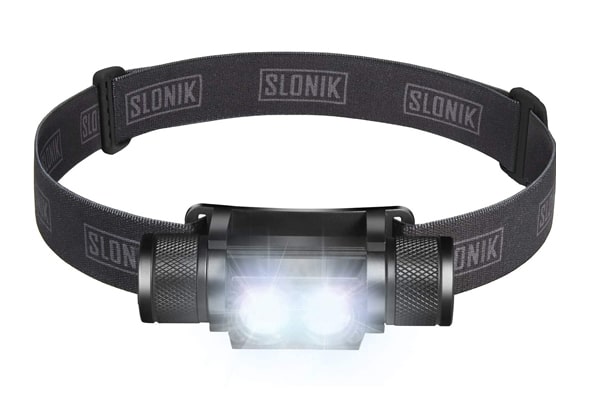 SLONIK 1000 Lumen Rechargeable LED Headlamp 