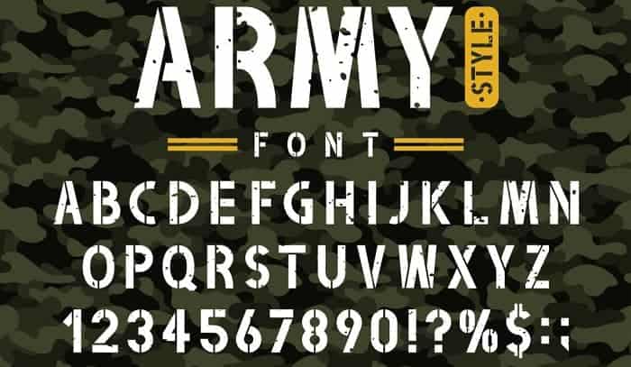 What Font Does The Military Use