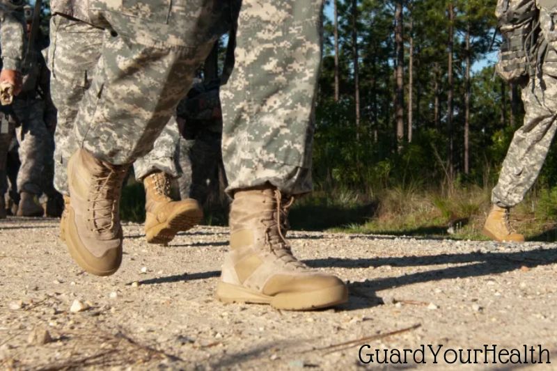 Steam-filled Combat Boots