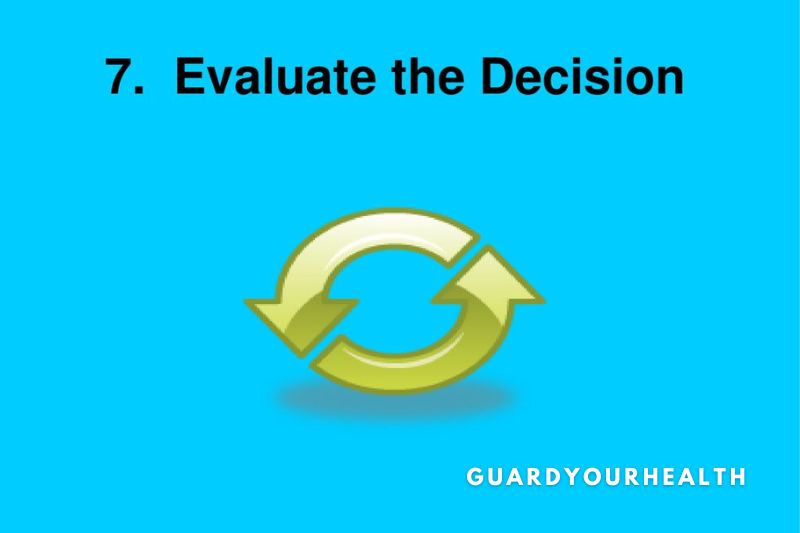Step 7 Evaluate the Results From Your Decision