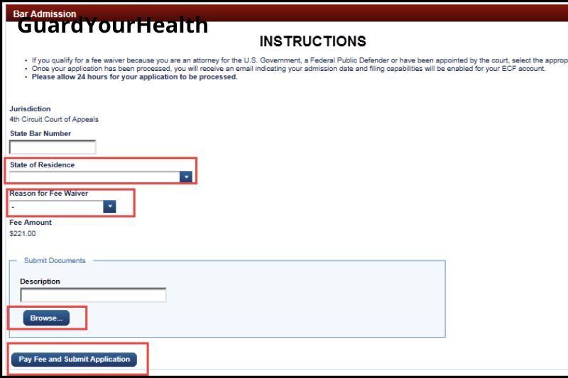 Submit A State Bar Application