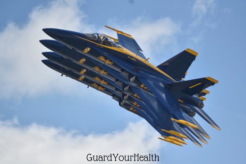 US navy blue angles