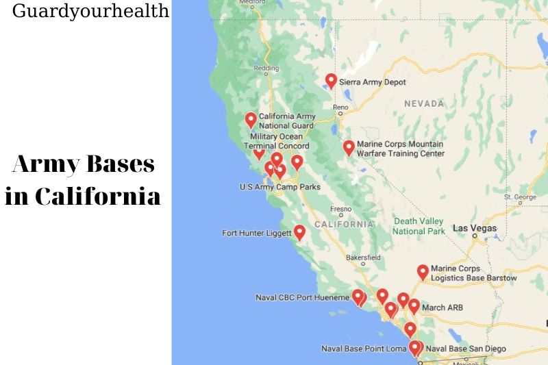 Army Bases in California