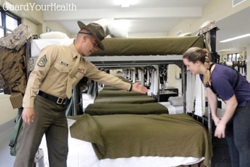 Making a bed military style