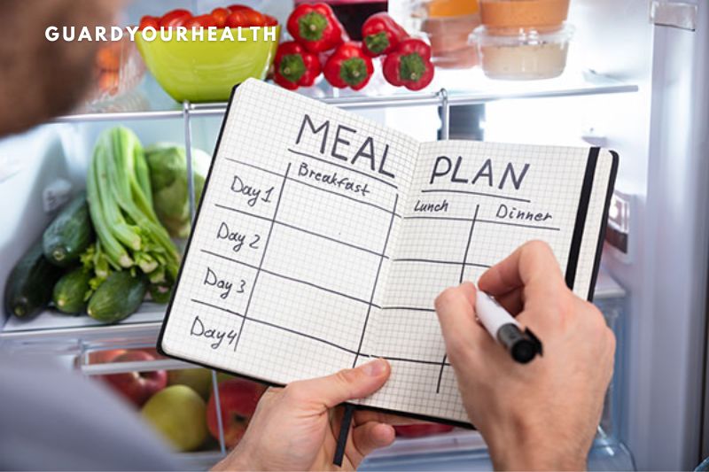 Step 2 Create a diet plan and stick to it