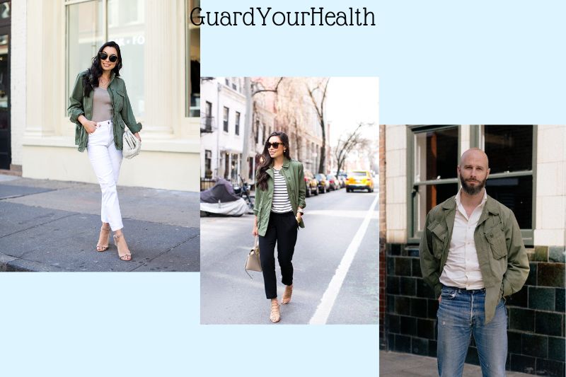 Wear Military Jacket in layers