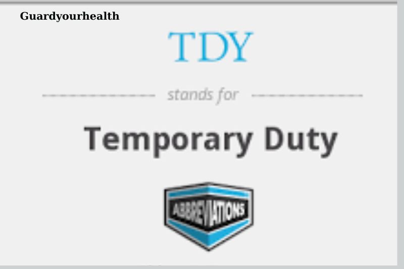 What Does TDY Stand For In The Military