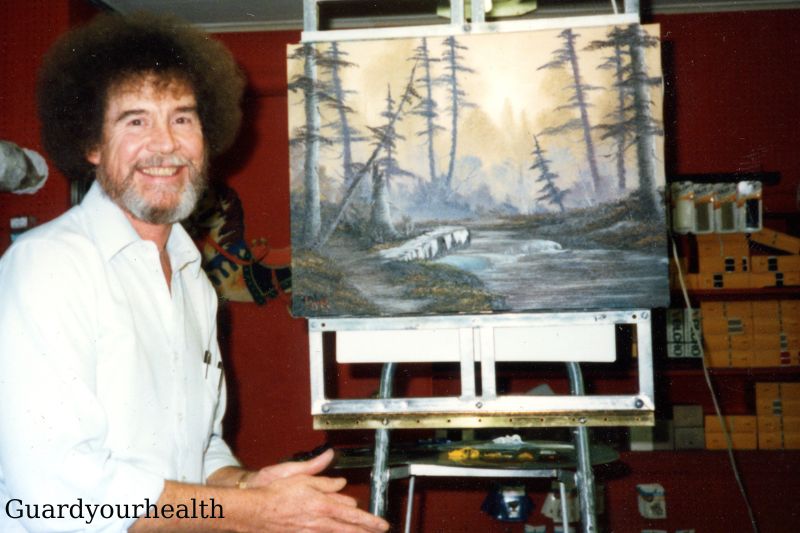 bob ross in military