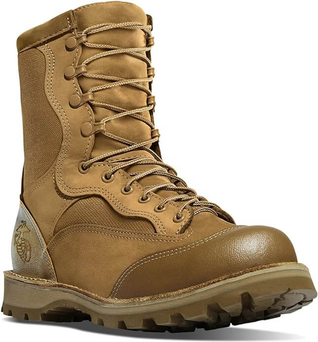 Danner USMC RAT 8" MOJAVE (15670X) Plain Toe Vibram Sole | Made in USA Duty Boots Military Combat